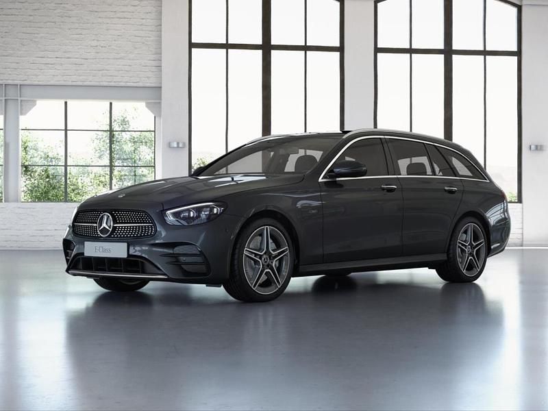 Graphitgrau metallic Gebraucht 2021 Mercedes E300 AMG Kombi | 26.989 € (Superpreis) - Bild 1/4