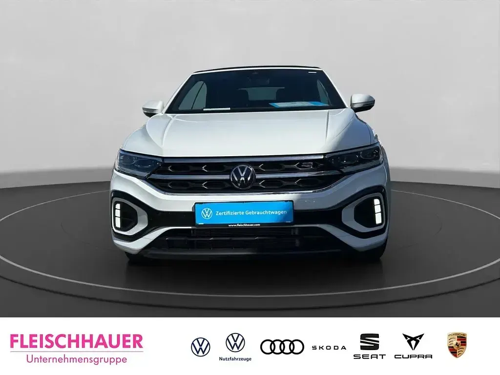 Gebraucht VW T-Roc Cabriolet R-line 150 PS (110 kW) 2025 Weiss Cabrio