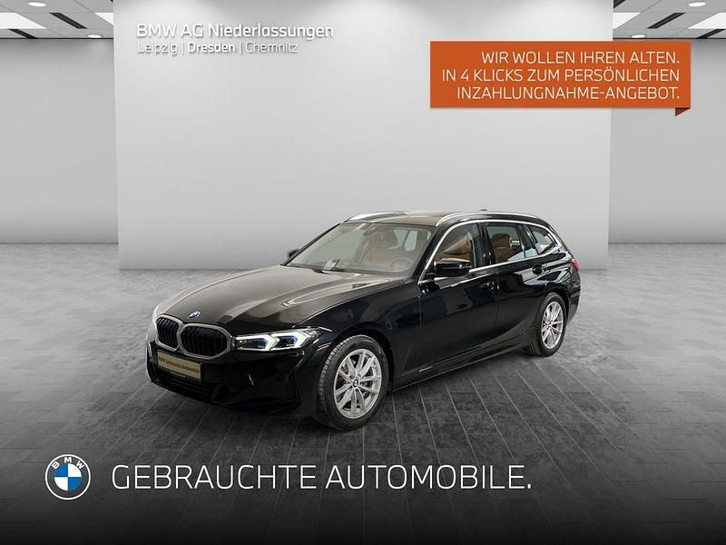 Schwarz Gebraucht 2022 BMW 320 Sport Line Kombi | 34.701 € (Teuer) - Bild 1/4