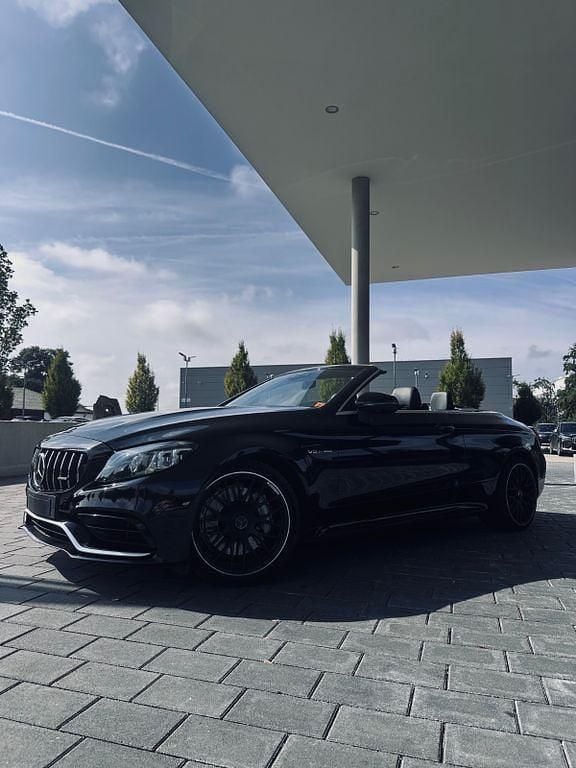 Schwarz Gebraucht 2018 Mercedes C63 AMG AMG Cabrio | 55.450 € (Superpreis) - Bild 1/4