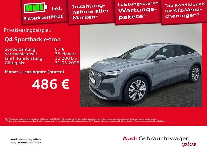 Gebraucht Audi Q4 Sportback e-tron S-Line 210 kW (286 PS) 2025 Grau SUV