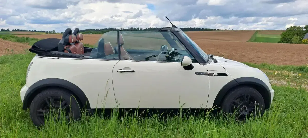 Gebraucht Mini Cooper Cabriolet 116 PS (85 kW) 2008 Weiß Cabrio