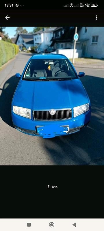 Blau Gebraucht 2002 Skoda Fabia Kleinwagen | 950 € (Guter Preis) - Bild 1/4