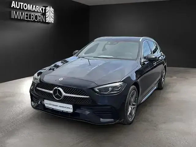 Gebraucht Mercedes C300e AMG 313 PS (230 kW) 2022 Schwarz/baltic black Kombi