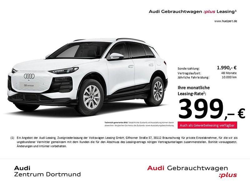 Gletscherweiß metallic Gebraucht 2025 Audi Q6 e-tron Advanced Plus SUV | 49.998 € (Fairer Preis) - Bild 1/4