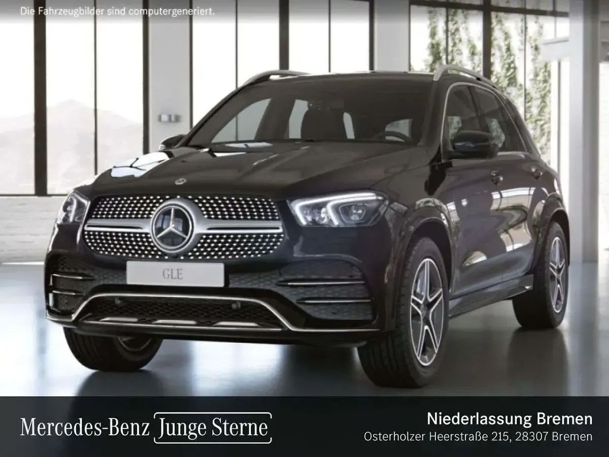 Gebraucht Mercedes GLE350 AMG 194 PS (142 kW) 2023 Obsidianschwarz SUV