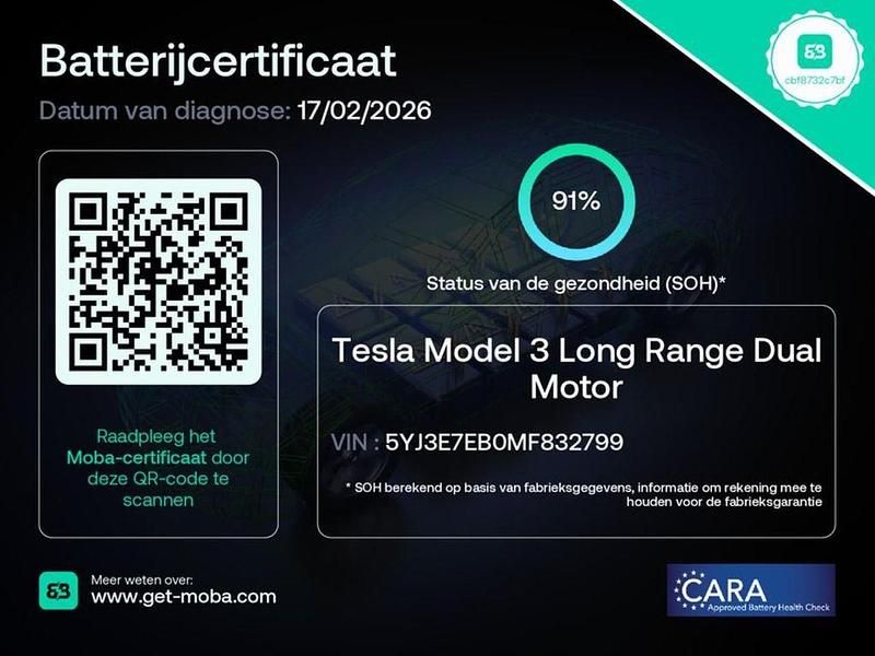 Gebraucht Tesla Model 3 Long Range AWD 258 kW (351 PS) 2020 Grau Limousine