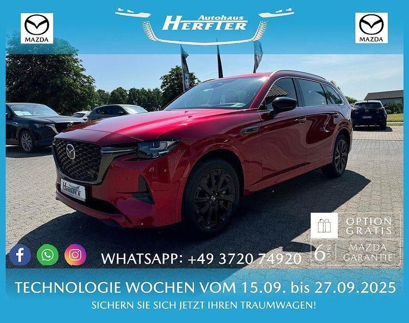Rot Neu 2024 Mazda CX-80 Homura-Line SUV | 57.299 € (Guter Preis) - Bild 1/4