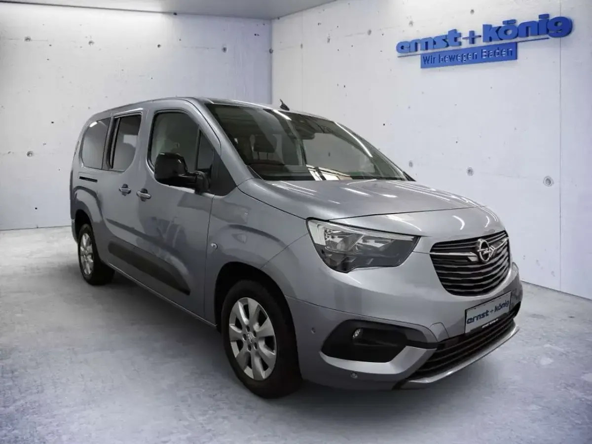 Gebraucht Opel Combo Life XL Elegance 131 PS (96 kW) 2021 Tiefquarz silber metallic Van / Kleinbus
