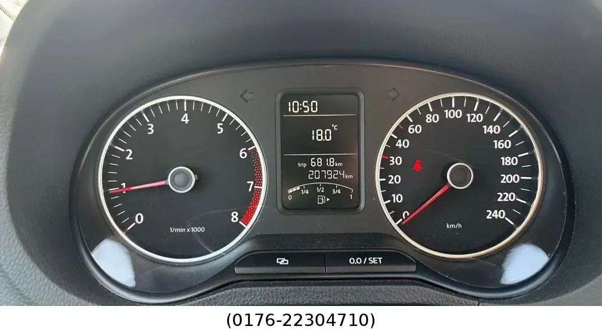 Gebraucht VW Polo Team 69 PS (50 kW) 2010 Grau Kleinwagen
