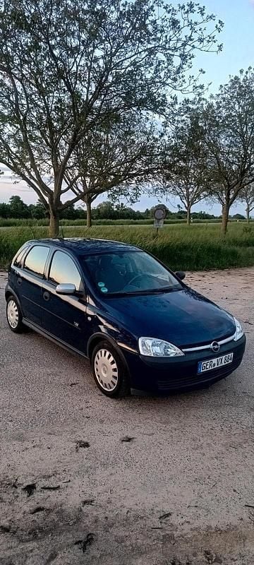 Blau Gebraucht 2003 Opel Corsa Kleinwagen | 600 € (Guter Preis) - Bild 1/4