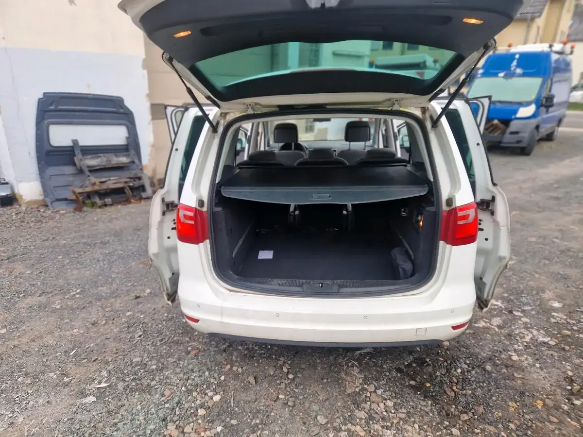 Gebraucht Seat Alhambra 2007 Weiß Van / Kleinbus
