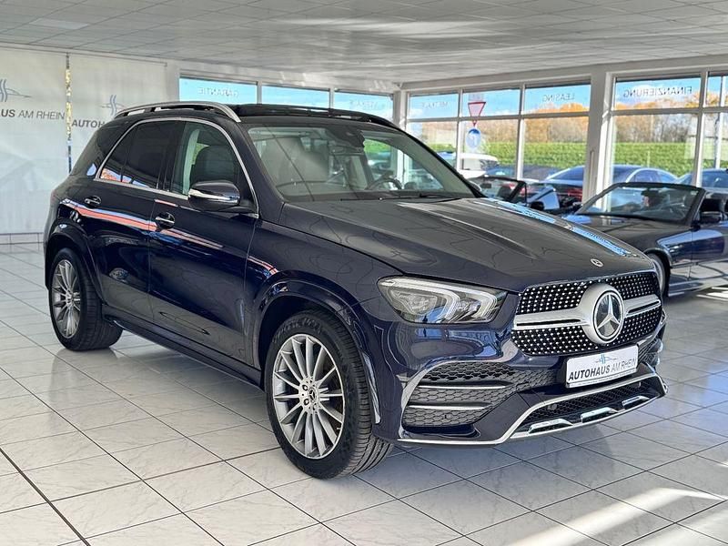 Cavansitblau metalliclack Gebraucht 2021 Mercedes GLE300 AMG SUV | 43.990 € (Guter Preis) - Bild 1/4