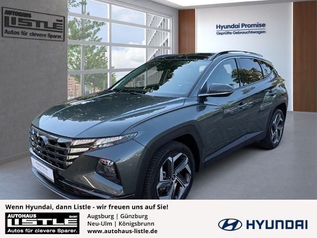 Amazon grey / met Gebraucht 2021 Hyundai Tucson Prime SUV | 28.985 € (Etwas zu teuer) - Bild 1/4