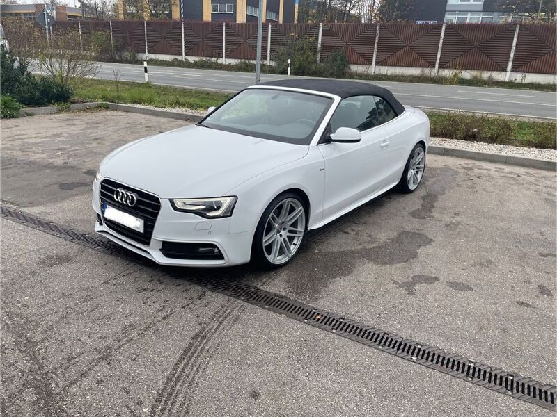 Weiß Gebraucht 2014 Audi A5 Cabriolet Ambiente Cabrio | 15.999 € (Fairer Preis) - Bild 1/4