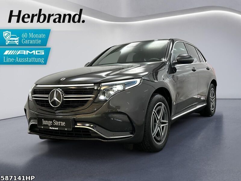 Metalliclack graphitgrau Gebraucht 2022 Mercedes EQC400 AMG line SUV | 42.890 € (Fairer Preis) - Bild 1/4