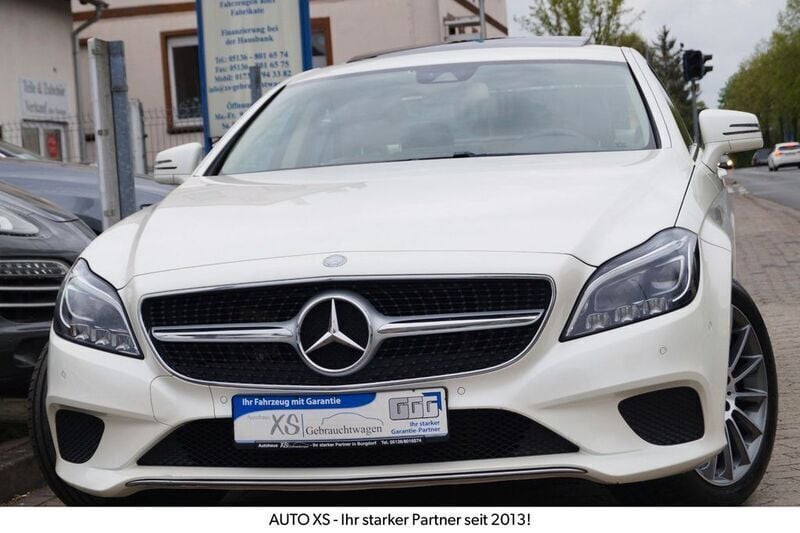 Weiß Gebraucht 2015 Mercedes CLS350 Sport Coupé | 22.490 € (Superpreis) - Bild 1/4