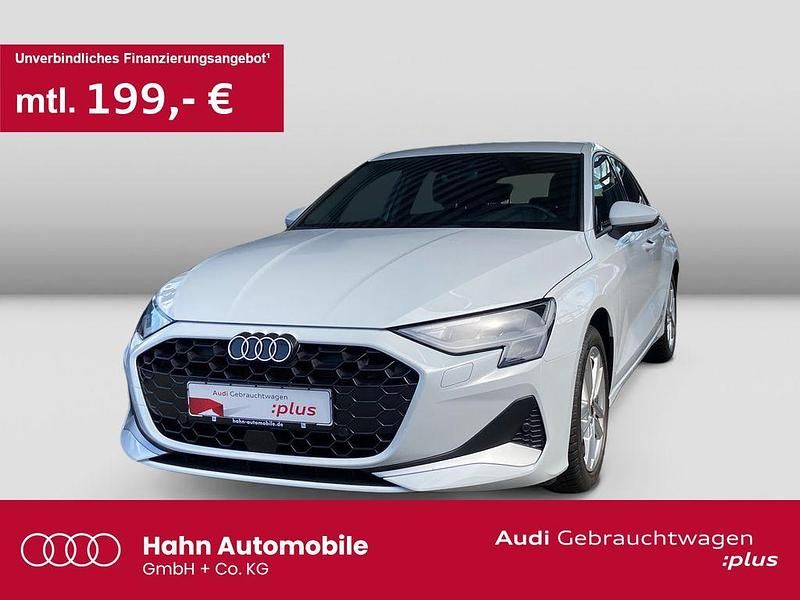 Weiß Gebraucht 2024 Audi A3 Sportback Advanced Plus Limousine | 32.899 € (Fairer Preis) - Bild 1/3