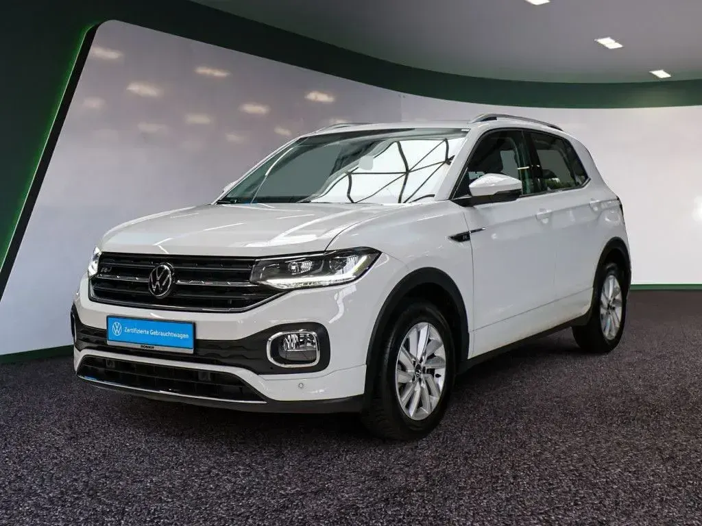 Gebraucht VW T-Cross Style 110 PS (80 kW) 2023 Weiss / pure white SUV