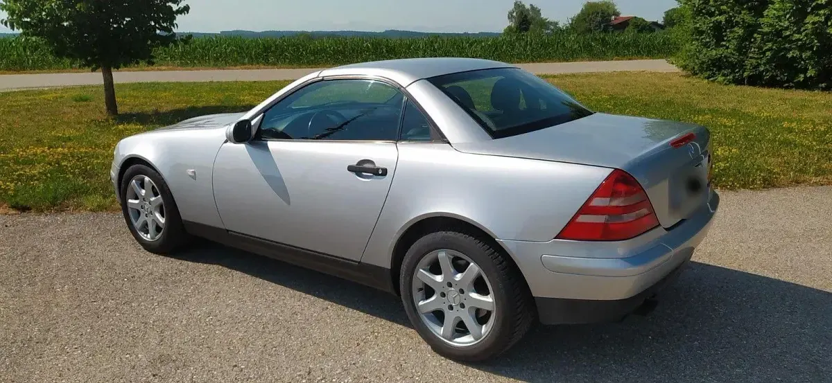 Gebraucht Mercedes SLK200 136 PS (100 kW) 1998 Silber Cabrio