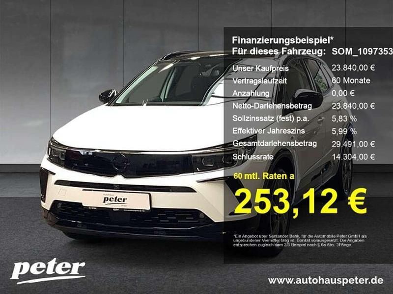 Lack weiss banquise/deckende l Gebraucht 2024 Opel Grandland X GS Line SUV | 23.840 € (Fairer Preis) - Bild 1/4