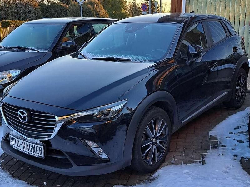 Jet black Gebraucht 2018 Mazda CX-3 Sports-Line SUV | 12.500 € (Superpreis) - Bild 1/4