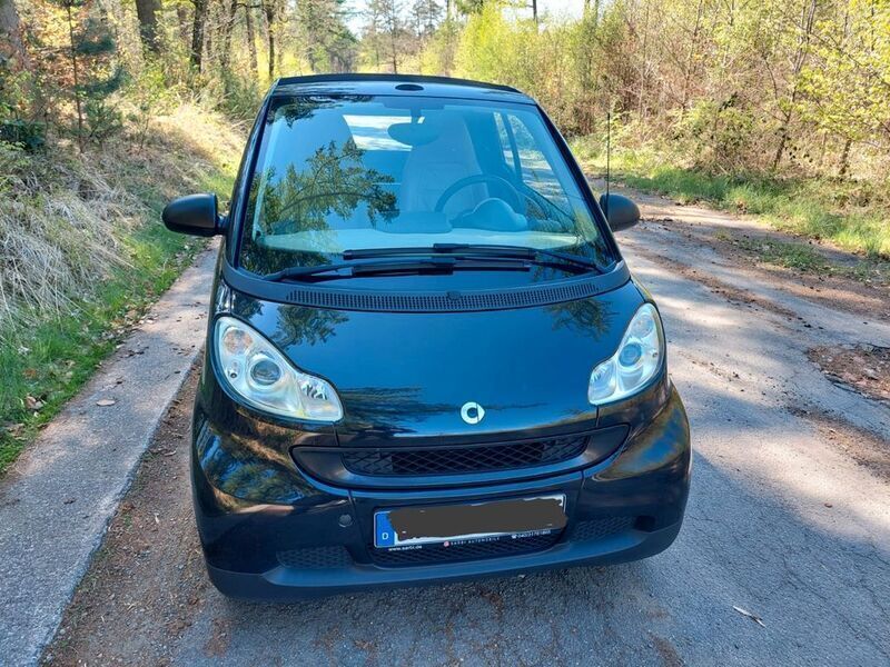 Schwarz Gebraucht 2007 Smart ForTwo Cabrio Pure Cabrio | 4.500 € (Etwas zu teuer) - Bild 1/4