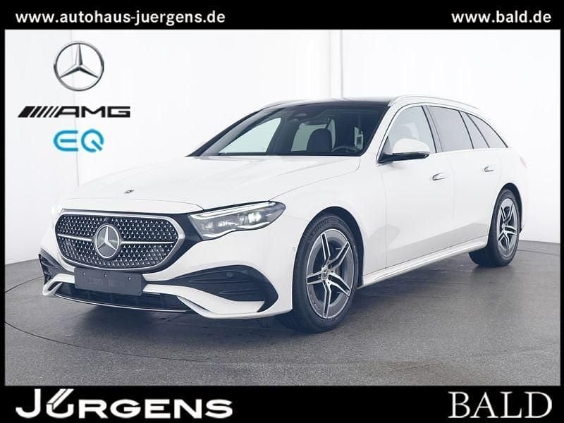 Weiss polarweiß Gebraucht 2024 Mercedes E450 AMG Kombi | 62.290 € (Superpreis) - Bild 1/4