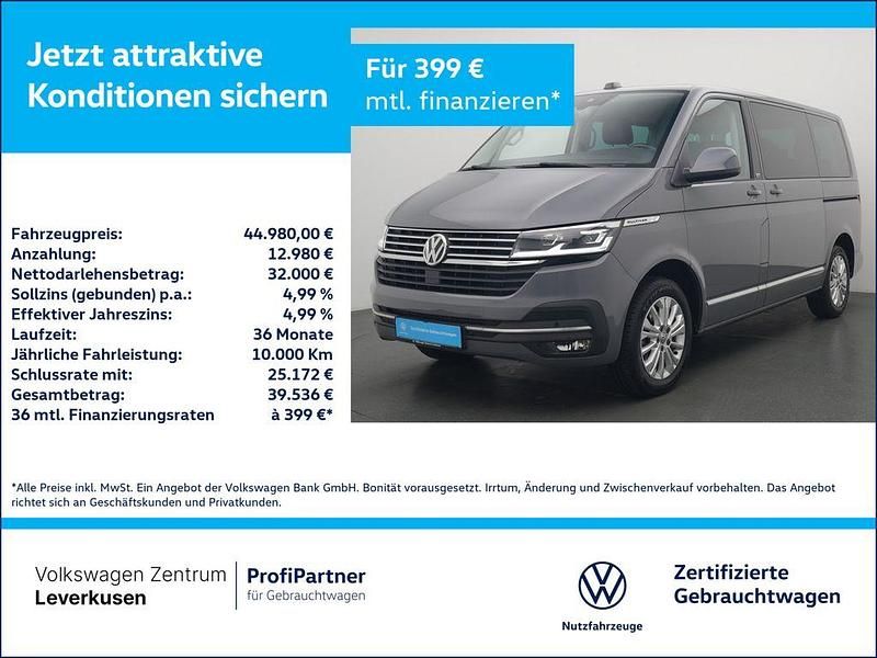 Pure grey Gebraucht 2021 VW T6.1 Generation Six Van | 44.980 € - Bild 1/4