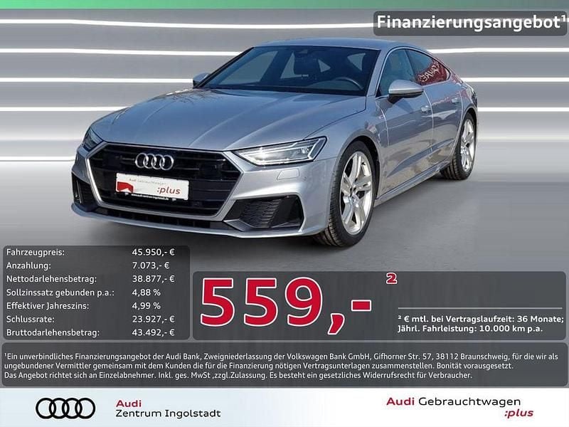 Gebraucht Audi A7 S-Line 299 PS (219 kW) 2023 Silber Limousine