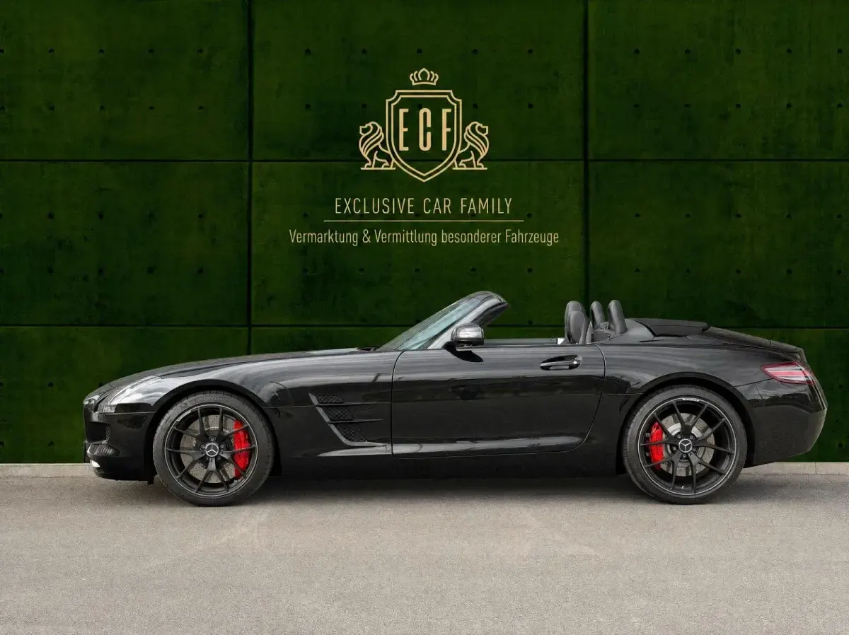 Gebraucht Mercedes SLS AMG AMG 571 PS (419 kW) 2012 Schwarz Cabrio