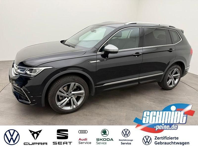 Schwarz Gebraucht 2023 VW Tiguan Allspace R-line SUV | 43.400 € (Teuer) - Bild 1/4