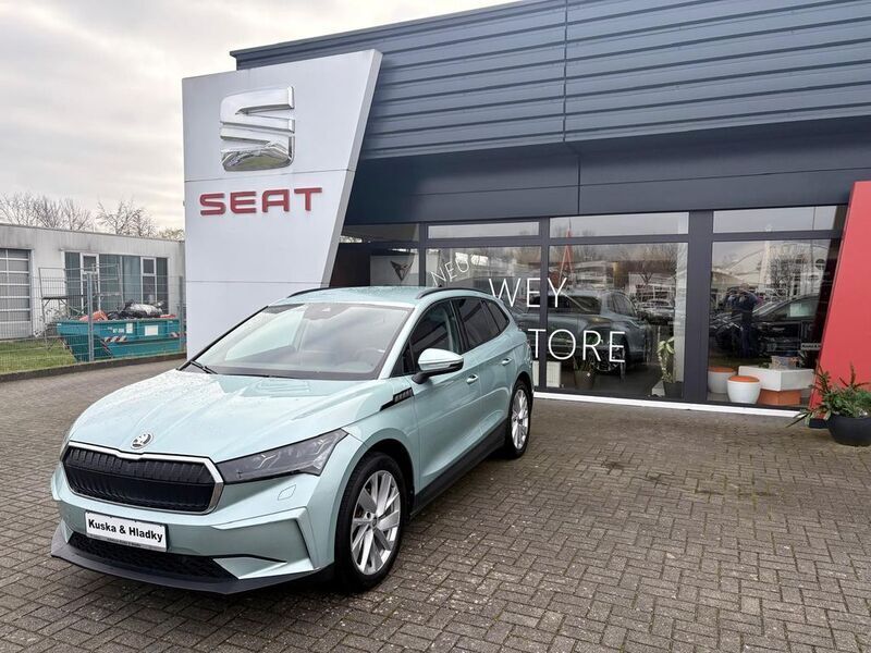 Silber Gebraucht 2021 Skoda Enyaq iV ecoSuite SUV | 25.500 € (Etwas zu teuer) - Bild 1/4