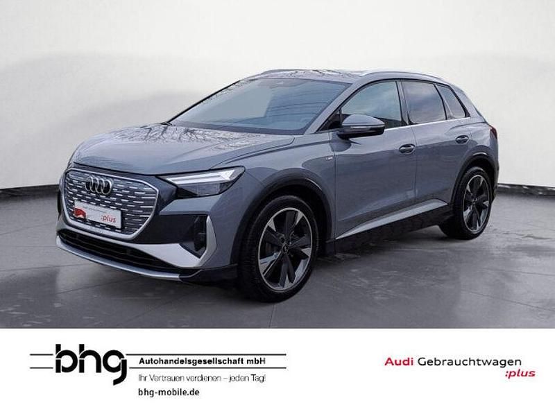 Grau Gebraucht 2022 Audi Q4 e-tron Sport SUV | 24.490 € (Guter Preis) - Bild 1/4