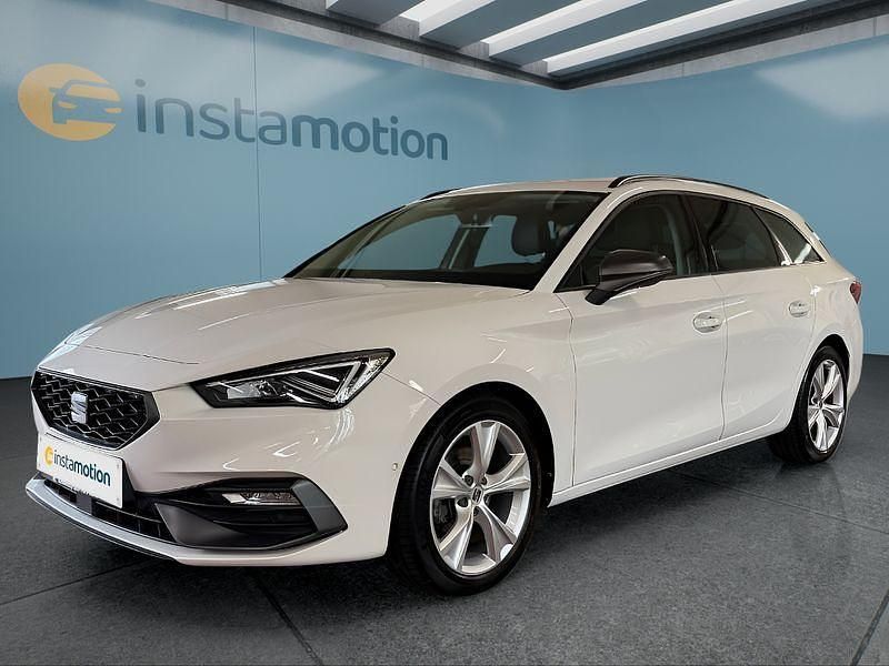 Weiß Gebraucht 2021 Seat Leon ST FR Kombi | 20.299 € (Fairer Preis) - Bild 1/4