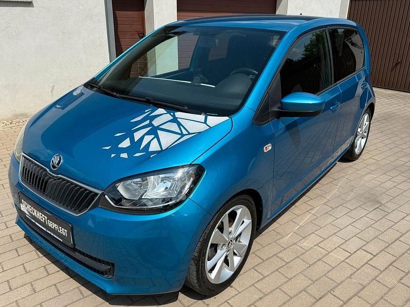 Blau Gebraucht 2017 Skoda Citigo Sport Kleinwagen | 8.990 € (Teuer) - Bild 1/4