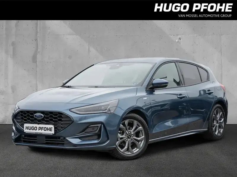 Chrome blue metallic Gebraucht 2024 Ford Focus ST-Line X Limousine | 27.890 € (Etwas zu teuer) - Bild 1/4