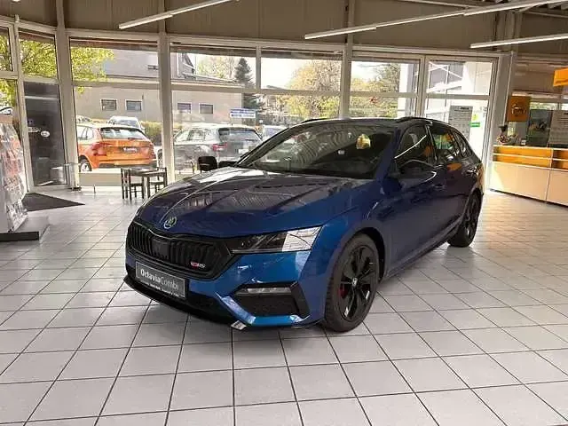 Gebraucht Skoda Octavia RS 245 PS (180 kW) 2022 Raceblau metallic Kombi