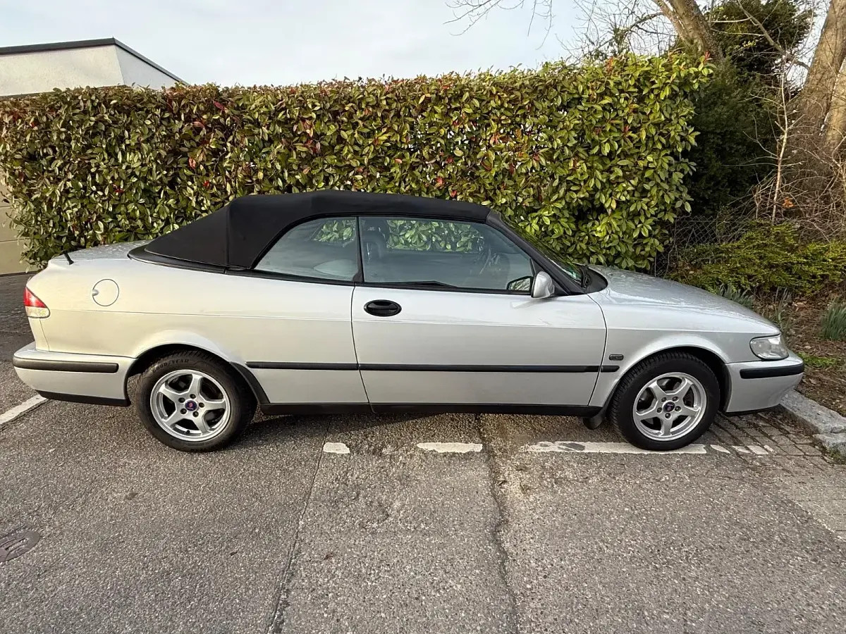 Gebraucht Saab 9-3 150 PS (110 kW) 2001 Silber Cabrio