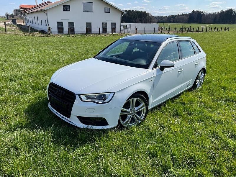 Używany Audi A3 S-Line 184 KM (135 kW) 2014 Biały Sedan/Limuzyna