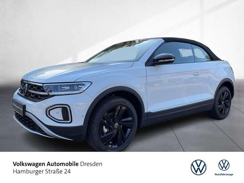 Pure white/schwarz Gebraucht 2025 VW T-Roc Cabriolet Style Cabrio | 34.490 € (Guter Preis) - Bild 1/4