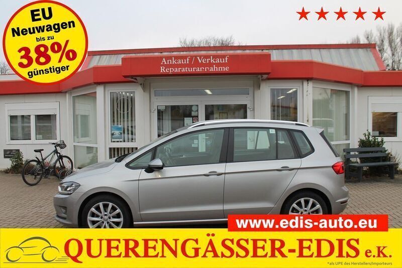 Grau Gebraucht 2016 VW Golf Sportsvan Van / Kleinbus | 12.990 € (Guter Preis) - Bild 1/4