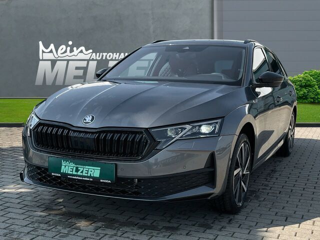 Graphitgrau Gebraucht 2024 Skoda Octavia SportLine Kombi | 37.880 € (Teuer) - Bild 1/2