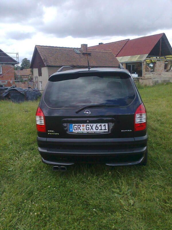 Gebraucht Opel Zafira Edition 200 PS (147 kW) 2001 Schwarz metallic Van / Kleinbus