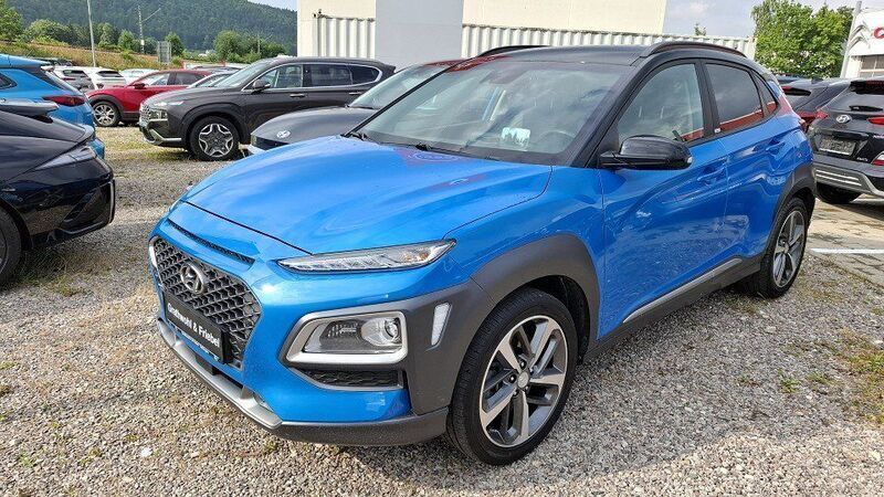 Blau Gebraucht 2020 Hyundai Kona Premium SUV | 19.690 € (Fairer Preis) - Bild 1/4
