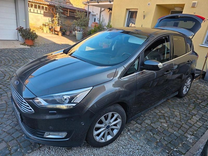 Grau Gebraucht 2019 Ford C-MAX Titanium Van / Kleinbus | 14.650 € (Fairer Preis) - Bild 1/4