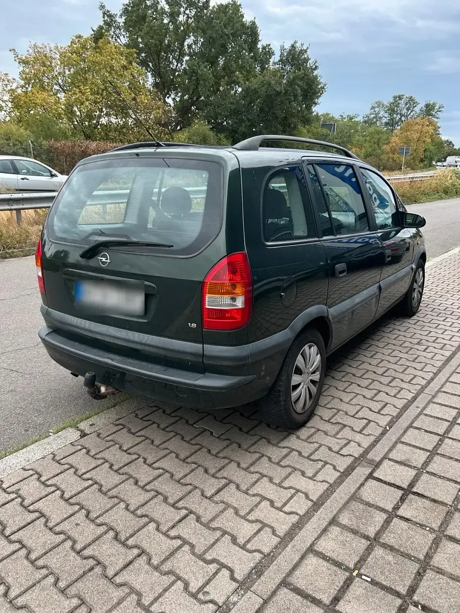 Gebraucht Opel Zafira 125 PS (91 kW) 2002 Grün Van / Kleinbus