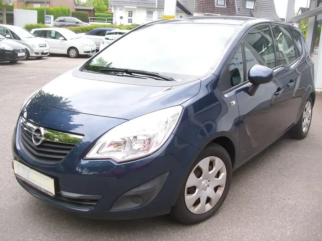Gebraucht Opel Meriva Edition 101 PS (74 kW) 2012 Blau Van / Kleinbus