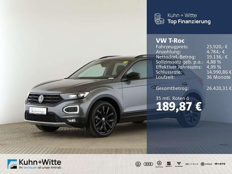 Grau Gebraucht 2021 VW T-Roc Sportline SUV | 23.920 € (Guter Preis) - Bild 1/3