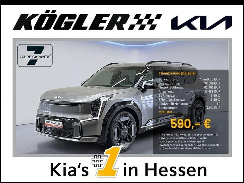 Neu Kia EV9 283 kW (385 PS) 2025 Grau SUV